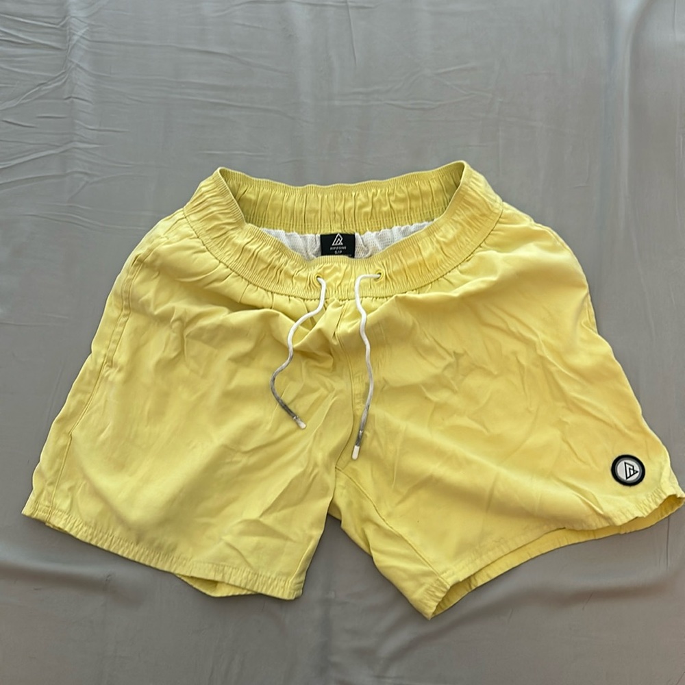 Bright Yellow Ripzone Swim Trunks
